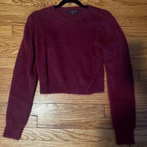 Vici Apple Of My Eye Fuzzy Knit Sweater